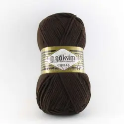 کاموا گوکسیم چلس قهوه ای سوخته _ کد 5519