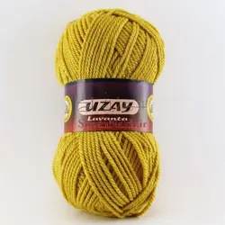 کاموا ضخیم اوزای لاوانتا خردلی _ کد 105