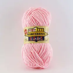 کاموا ضخیم بارسلونا کلاسیک صورتی _ کد 603