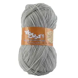 کاموا اکریل تاب (پوپی) خاکستری روشن_ کد 225