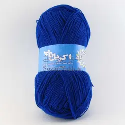 کاموا اکریل تاب (پوپی) آبی کاربنی_ کد 217