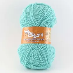 کاموا اکریل تاب (پوپی) سبزآبی روشن_ کد 213