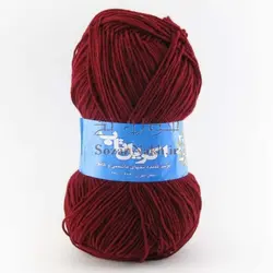 کاموا اکریل تاب (پوپی) زرشکی _ کد 207