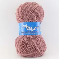 کاموا اکریل تاب (پوپی) صورتی چرک_ کد 204