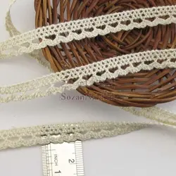 نوار (تور) کتان قلاب بافی یک طرفه باریک _ کد 13