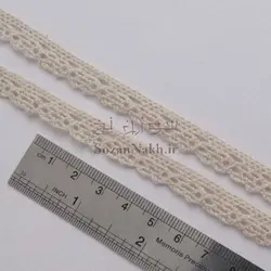 نوار (تور) کتان قلاب بافی یک طرفه _ کد 7