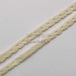 نوار (تور) کتان قلاب بافی یک طرفه_کد 2