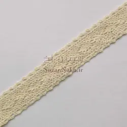 نوار (تور) کتان قلاب بافی دو طرفه _کد 1
