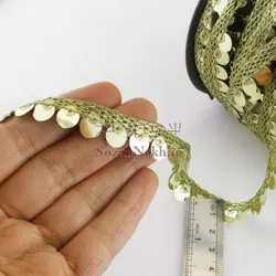 نوار تزیینی پولک دار طرح سکه ای_ کد 61