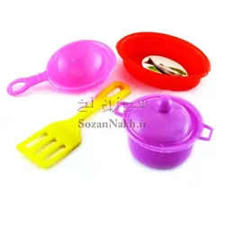 ست خاله بازی قابلمه کفگیر ماهیتابه