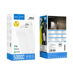 پاوربانک هوکو مدل J86A PD+QC3.0 22.5W ظرفیت 50000 میلی‌ آمپر ساعت