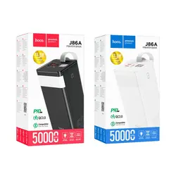 پاوربانک هوکو مدل J86A PD+QC3.0 22.5W ظرفیت 50000 میلی‌ آمپر ساعت