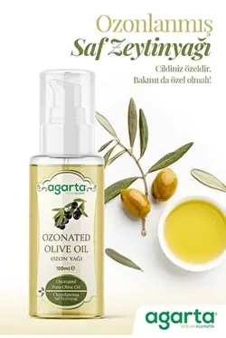 روغن اوزون طبیعی - روغن زیتون خالص روغن ازن 100 میلی لیتر + کرم آرگان هدیه برند AGRT40384 Agarta