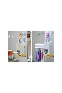 فشرده دهنده خمیردندان اتوماتیک و 5 عدد جای مسواک برند istocyapimarket