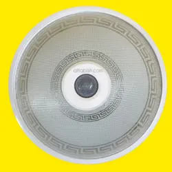 چراغ سقفی دو سرپیچ دار مجهز به سنسور حرکتی بدنه فلزی و رویه شیشه ای مهر تابان