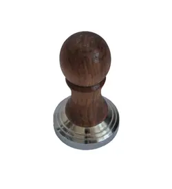 تمپر قهوه دسته چوبی