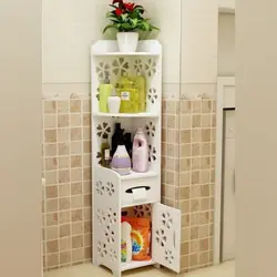 استند کنجی سرویس بهداشتی طرح گل