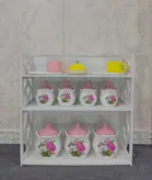 جا ادویه مشبک 3 طبقه رومیزی