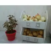 جا سیب زمینی و پیاز دو طبقه