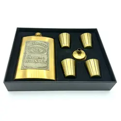 کادویی ست قمقمه جیبی استیل مدل جک دنیلز کد 309