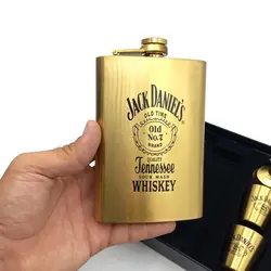 ست قمقمه جیبی دو شات استیل مدل جک دنیلز کد b345