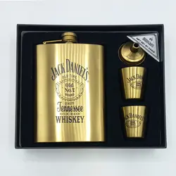 ست قمقمه جیبی دو شات استیل مدل جک دنیلز کد b345