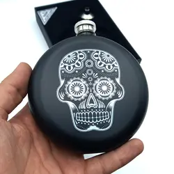 قمقمه جیبی تک استیل مدل جمجمه کد a82