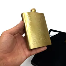 قمقمه جیبی تک استیل مدل درخت زندگی کدa77