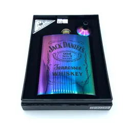 قمقمه جیبی تک استیل مدل جک دنیلز کد a73