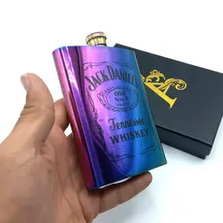 قمقمه جیبی تک استیل مدل جک دنیلز کد a73