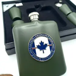 ست قمقمه جیبی چهار شات مدل canada کد d339