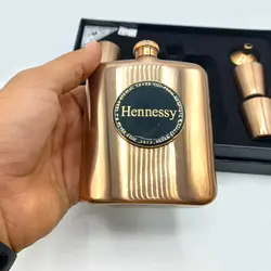 ست قمقمه جیبی چهار شات مدل hennessy کد d338