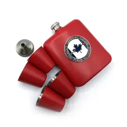 ست قمقمه جیبی چهار شات مدل کانادا کدd337