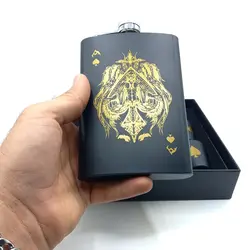 ست قمقمه جیبی 2 شات آس پیک 270cc کد b380