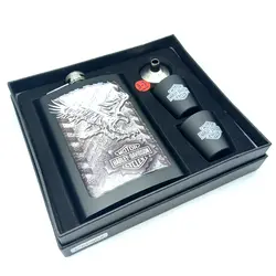 ست قمقمه جیبی 2 شات هارلی دیویدسون 270cc کد 379