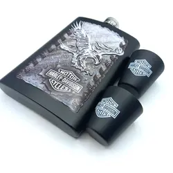 ست قمقمه جیبی 2 شات هارلی دیویدسون 270cc کد 379