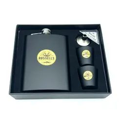 ست کادویی قمقمه جیبی دو شات کد b355