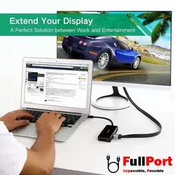 مبدل Mini Display به VGA+DVI+HDMI یوگرین مدل MD114-20418