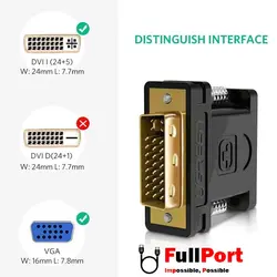 مبدل (5+24)DVI-I Dual Link به VGA یوگرین مدل HD15-20122