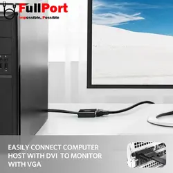 مبدل (1+24)DVI-D Dual Link به VGA یوگرین مدل MM108-40259