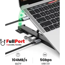 پایه استند+هاب 5 خروجی یوگرین مدل CM359-80551