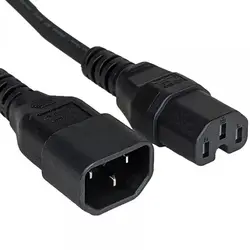 کابل برق بک تو بک C14-C15 گیگافلکس با طول 1.5 متر