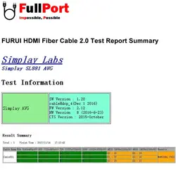 کابل HDMI فرانت V2.0-4K مدل FN-HFC100 طول 10 متر (فیبر نوری)