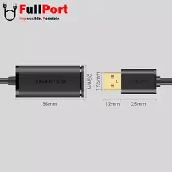 کابل افزایش طول 10 متری USB2.0 برند یوگرین مدل US121*10321