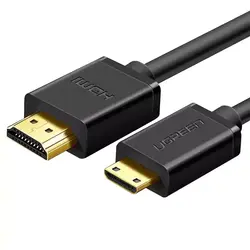 کابل Mini HDMI یوگرین V1.4-4K مدل HD108*11167 طول 1.5 متر
