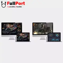 کابل Display به HDMI ونتولینک V1.2-4K طول 1.5 متر