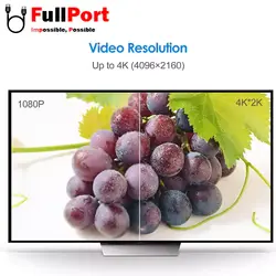 کابل Display به HDMI ونتولینک V1.2-4K طول 1.5 متر