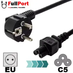 کابل برق نوت بوک EU-C5 گیگافلکس با طول 1.5 متر