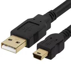 کابل USB Mini 5Pin کی نت پلاس مدل KP-CU5A2015 طول 1.5 متری