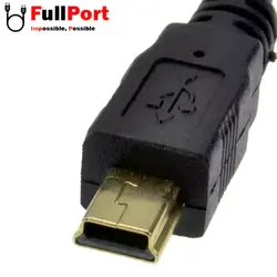 کابل USB Mini 5Pin کی نت پلاس مدل KP-CU5A2015 طول 1.5 متری